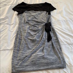 Grey and Black Knit Dress